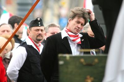 Új tagokkal bővült a Magyar Gárda-stock-foto