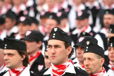 Új tagokkal bővült a Magyar Gárda-stock-foto