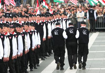 Új tagokkal bővült a Magyar Gárda-stock-foto