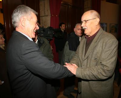 Rajzok és írások – Makovecz Imre könyvbemutatója-stock-foto