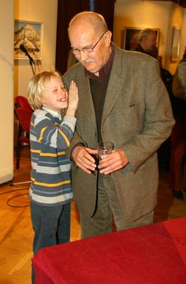 Rajzok és írások – Makovecz Imre könyvbemutatója-stock-foto