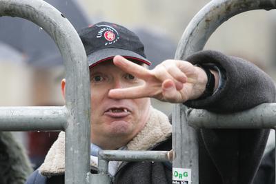 Március 15. - Ünnepségek és rendzavarás a Nemzeti Ünnepen-stock-foto