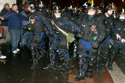 Március 15. - Ünnepségek és rendzavarás a Nemzeti Ünnepen-stock-foto