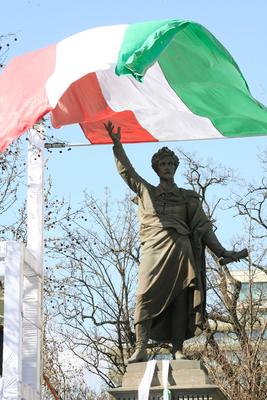 Az MSZP március 15.-ei rendezvénye a Pilvaxnál-stock-foto