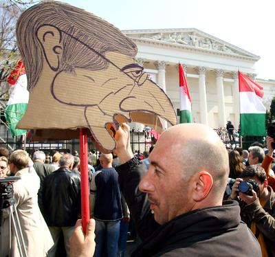 Ünnepi megemlékezés a Nemzeti Múzeumnál-stock-foto