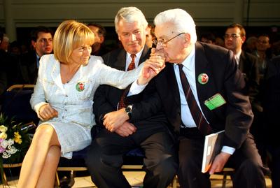 Az MDF tisztújító országos gyűlése-stock-foto