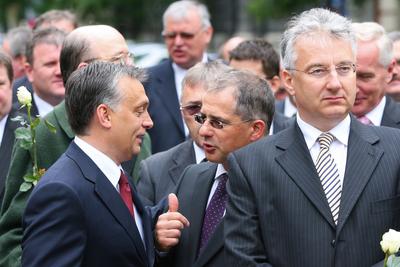 Megemlékezés a Batthyány örökmécsesnél-stock-foto