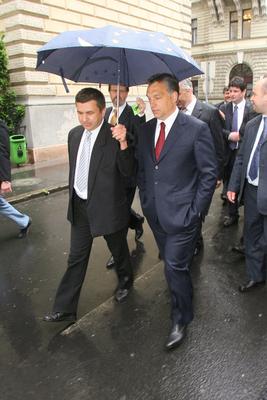 Megemlékezés a Batthyány örökmécsesnél-stock-foto