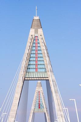 Átadták a Megyeri hidat-stock-foto