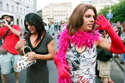 Meleg Méltóság Menete-stock-foto