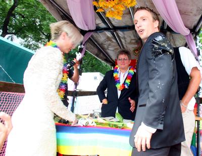 Meleg Méltóság Menete-stock-foto