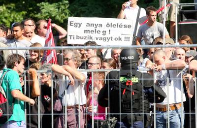 Meleg Méltóság Menete-stock-foto