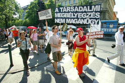 Meleg Méltóság Menete-stock-foto