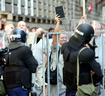 Meleg Méltóság Menete-stock-foto