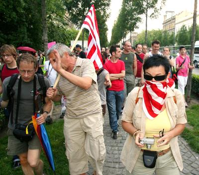 Meleg Méltóság Menete-stock-foto