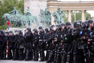 Meleg Méltóság Menete-stock-foto