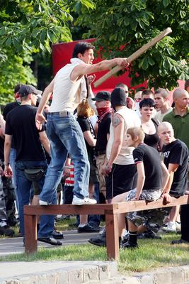 Meleg Méltóság Menete-stock-foto