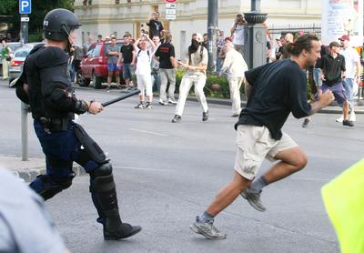 Meleg Méltóság Menete-stock-foto