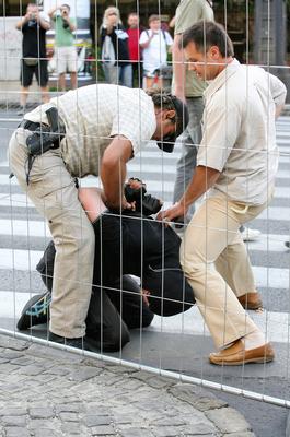 Meleg Méltóság Menete-stock-foto