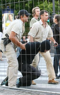 Meleg Méltóság Menete-stock-foto