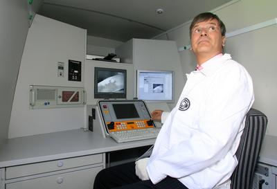 Demszky a csőben-stock-foto