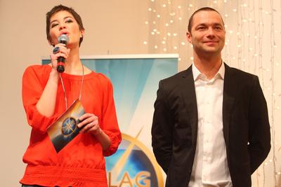 Csillag születik sajtótájékoztató-stock-foto