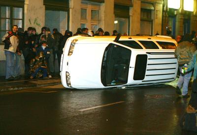 Molotovval ünnepelt a Magyar Önvédelmi Mozgalom-stock-foto