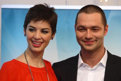 Csillag születik sajtótájékoztató-stock-foto