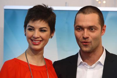 Csillag születik sajtótájékoztató-stock-foto