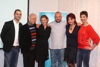 Csillag születik sajtótájékoztató-stock-foto