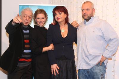 Csillag születik sajtótájékoztató-stock-foto