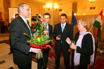 Rejtő Ildikó átvette a nemzet sportolója címet-stock-foto