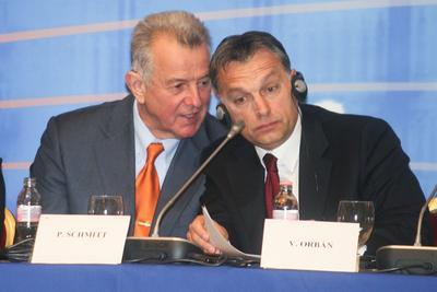 Az Európai Néppárt budapesti gyűlése-stock-foto