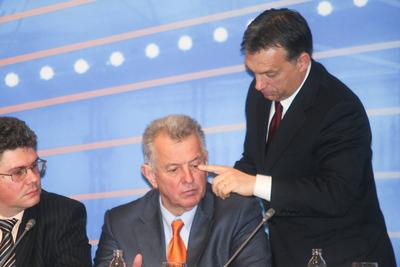 Az Európai Néppárt budapesti gyűlése-stock-foto