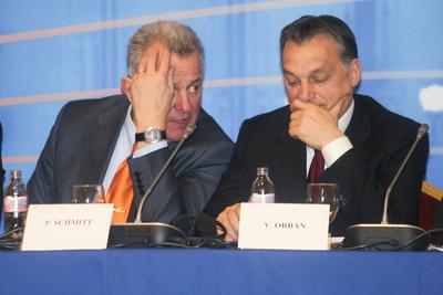 Az Európai Néppárt budapesti gyűlése-stock-foto