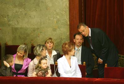 Letette miniszteri esküjét Gyenesei-stock-foto