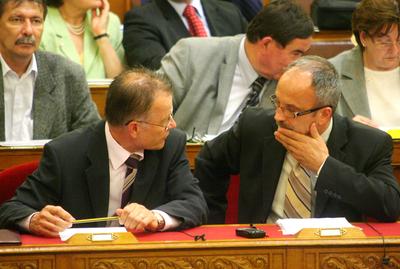 Letette miniszteri esküjét Gyenesei-stock-foto