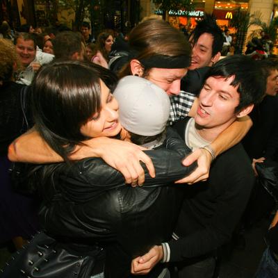 Ölelkezés napja-stock-foto