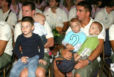 Olimpikonjainkat ünnepelték a SYMA csarnokban-stock-foto