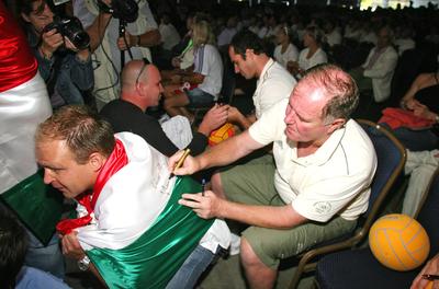 Olimpikonjainkat ünnepelték a SYMA csarnokban-stock-foto