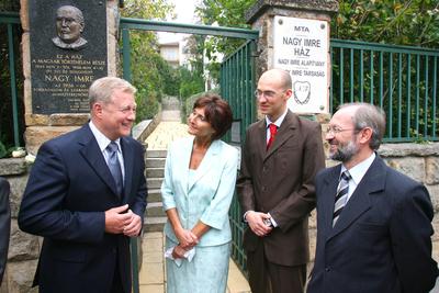 Emlékezés Nagy Imrére-stock-foto