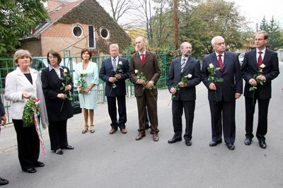 Emlékezés Nagy Imrére-stock-foto