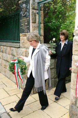 Emlékezés Nagy Imrére-stock-foto