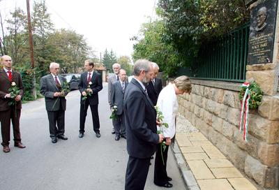 Emlékezés Nagy Imrére-stock-foto