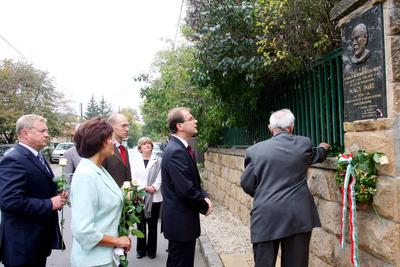 Emlékezés Nagy Imrére-stock-foto