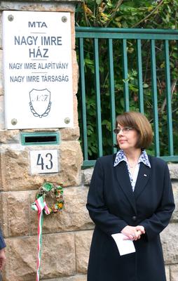 Emlékezés Nagy Imrére-stock-foto