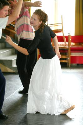 Az Örömtánc próbáján-stock-foto