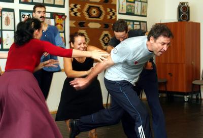 Az Örömtánc próbáján-stock-foto