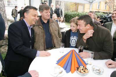 Ünnepel a Fidesz-stock-foto