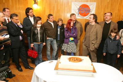 Ünnepel a Fidesz-stock-foto